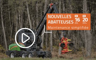 Abatteuses SH16 & SH20 :  maintenance facilitée